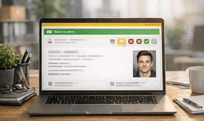 Новая форма карточки кандидата