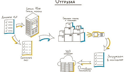Как продавать маркированное молоко в «1С:Бухгалтерии 7.7», интегрированной с «1С:Управление нашей фирмой»