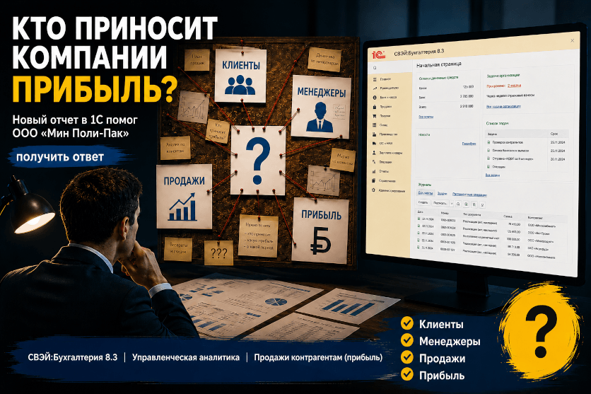 Кто приносит компании прибыль? Новый отчет в 1С помог «Мин Поли-Пак» получить ответ