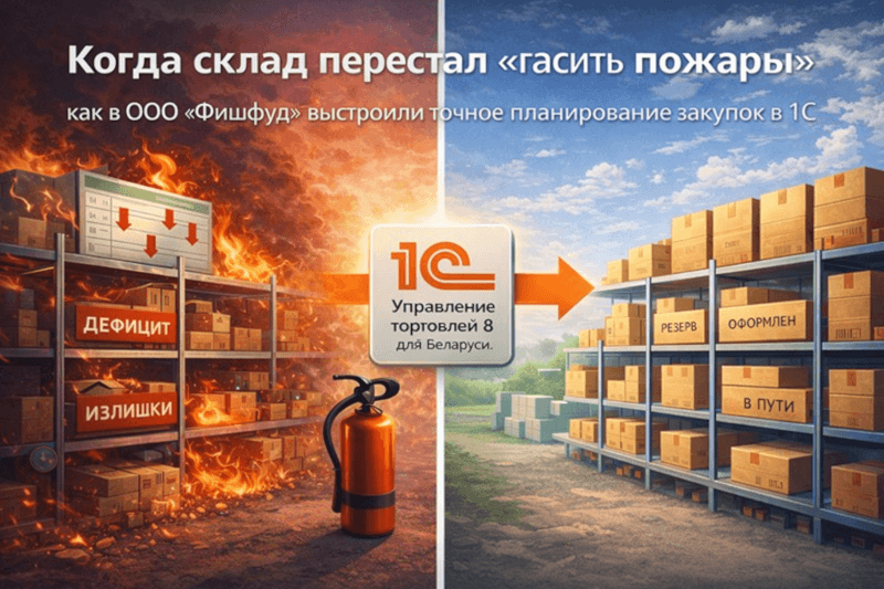 Как прогнозировать закупки с помощью 1С. Опыт дистрибьютора продуктов питания «Фишфуд»